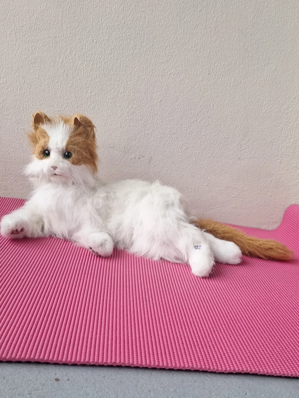 Furreal White and Orange Cat Soft Toy Electronic Purrs Meows
